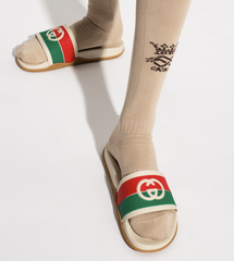 Dép Gucci Interlocking G ‘Orange Green’