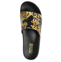 Dép Versace Jeans Couture Gummy Logo Couture EZS631 EG89