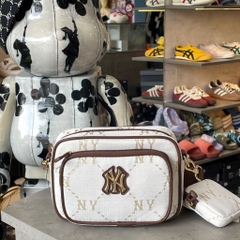 Túi MLB NY White Brown 7ACRMDA4NGP002
