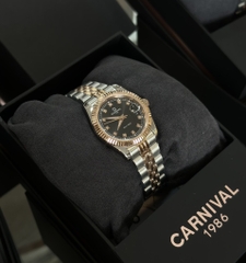 Đồng hồ Carnival Wrist Watch Black 8131L Size 33