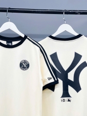 Áo New Era Begie viền đen NY