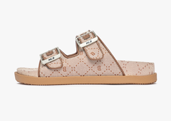 Dép quai ngang unisex Jacquard Diamond Monogram