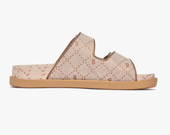 Dép quai ngang unisex Jacquard Diamond Monogram