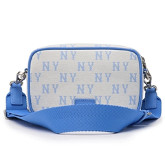 Túi MLB Monogram Jacquard Mini Cross Bag NY Sky Blue 3ACRS014N 50SBD
