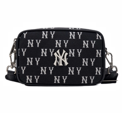 Túi MLB Monogram Jacquard Mini Cross Bag NY Black