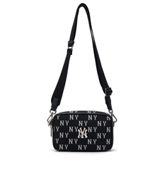 Túi MLB Monogram Jacquard Mini Cross Bag NY Black