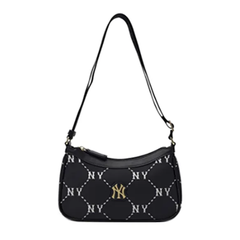 Túi Đeo Vai Nữ MLB Monogram NY Yankees Shoulder Bag 7ACRMD15N Màu Đen