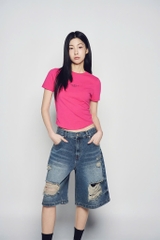 Áo ADLV Baby Tee Pink