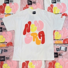 Áo New Era Font Graphic Tee White