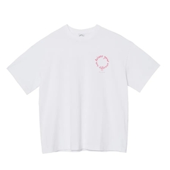 Áo Maria Ge De Bien Trắng Chữ Hồng