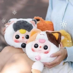 Baby three Lucky Cat Zipper Bag Blindbox - Mèo Thần Tài May Mắn
