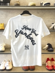 Áo New Era Trắng chữ NY đen