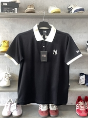 Áo New Era Đen Cổ Begie