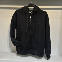 Áo Hoodie Zip Black