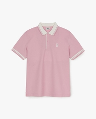 Áo MLB Polo Basic Block Pink 3APQB0253
