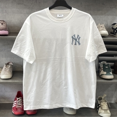 Áo MLB Trắng NY Jean