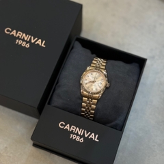 Carnival Wrist Watch 8131L Full Gold Rose Size 33