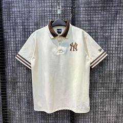 Áo Polo New Era Viền Nâu