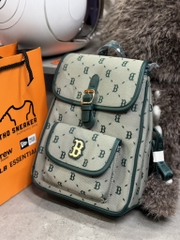 Balo MLB Jacquard Diamond Monogram Green Boston