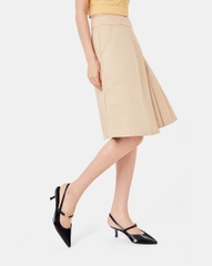 Giày Cao Gót Slingback Phối Khoá La Bàn