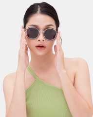 Mắt Kính Vuông Phối Viền Kim Loại