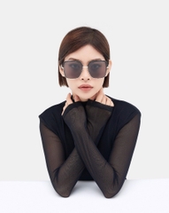 Mắt Kính Butterfly Trendy Kim Loại Phối Nhựa