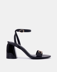 Giày Sandal Quai Ngang Khoá Trang Trí