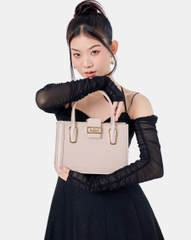 Túi Xách Trung Tote Trung Trang Trí Logo Cách Điệu