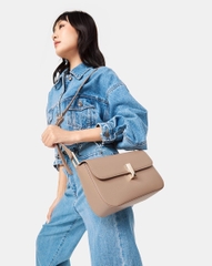 Túi Xách Nhỏ Nắp Gập Trang Trí Khóa