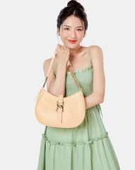 Túi Xách Trung Hobo Trang Trí Khóa Luxe