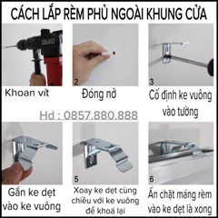 [ Rèm Hàn Quốc KB-01 ] Rèm cầu vồng, Rèm cửa cuốn tiện lợi , Nhận làm kích thước riêng lấy ngay