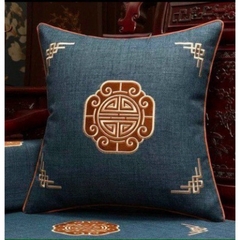 [FREE SHIP ] Gối dựa lưng sofa hoàng gia, gối tựa vuông 50x50cm Gối đệm cung đình Hàng loại 1