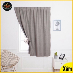 Rèm dán tường,rèm vải cản nắng,rèm gấm dệt 3 lớp