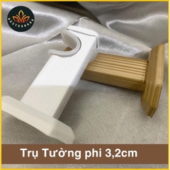 Thanh treo rèm Phi 32 LOẠI 1 , khung rèm đầy đủ phụ kiện