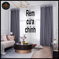 [ SIÊU GIẢM GIÁ] Rèm cửa size lớn , Rèm vải cao cấp, rèm phòng khách