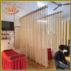 [Rèm Spa ] Combo Khung +  rèm spa,rèm spa gắn tường tiện lợi,chắc chắn