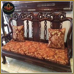 [ 𝗕𝗮́𝗻 𝗚𝗶𝗮́ 𝗚𝗼̂́𝗰 ] Bộ đệm ghế Bông ép dày 5,5cm, Đệm ghế gỗ phòng tiếp đón khách nhiều kích thước