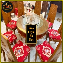 [ 𝗕𝗮́𝗻 𝗚𝗶𝗮́ 𝗚𝗼̂́𝗰 ] Bộ đệm ghế Bông ép dày 5,5cm, Đệm ghế gỗ phòng tiếp đón khách nhiều kích thước