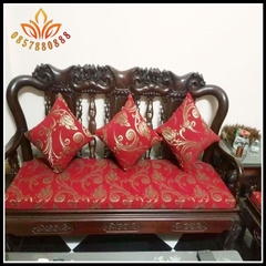 [ 𝗕𝗮́𝗻 𝗚𝗶𝗮́ 𝗚𝗼̂́𝗰 ] Bộ đệm ghế Bông ép dày 5,5cm, Đệm ghế gỗ phòng tiếp đón khách nhiều kích thước