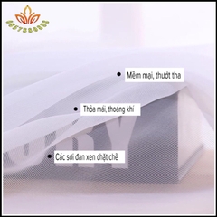 Rèm Voan trắng trơn,Rèm ren trơn mềm mịn, rèm cửa voan đẹp