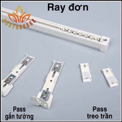 [ 𝗦𝗶𝗲̂𝘂 𝗿𝗲̉ ] Thanh treo rèm,Ray treo rèm cửa,Ống sào treo rèm
