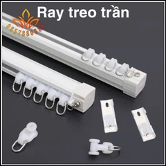 [ 𝗦𝗶𝗲̂𝘂 𝗿𝗲̉ ] Thanh treo rèm,Ray treo rèm cửa,Ống sào treo rèm