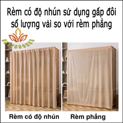 Rèm cửa tiện lợi, Rèm tủ quần áo ngăn bụi, dễ dàng lấy đồ72