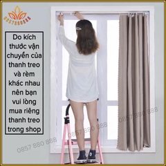 [ Rèm Riđô Polyester] Rèm riđô vải ngăn phòng, Rèm lan can cầu thang, Rèm cửa sổ chống nắng cực tốt