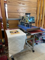 MÁY ÉP NHIỆT 40x60cm KHÍ NÉN 2 mâm