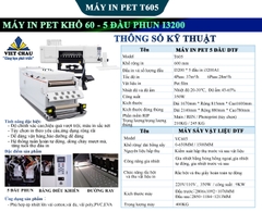 MÁY IN PET 5 ĐẦU KHỔ 60 I3200