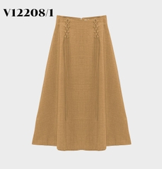 Chân Váy Phom A Bố Gân Hàn Lưng Nẹp - V12208/1