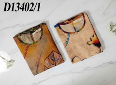 M COLLECTION | Đầm Thường Ngày Phuom Suông Đũi Dài Qua Gối In D13402LW01