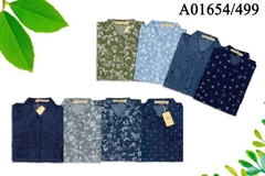 Áo Sơ Mi Jean Bông Tay Dài In - A01654/499