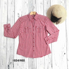 Áo Sơ Mi Cotton Caro Tay Dài - A1654/460/482/449